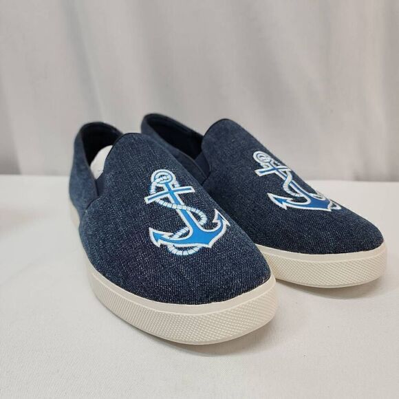Katy Perry Collections Shoes - Katy Perry Women's Size 11 The Kerry Sneaker Anchor Denim Comfort Flat New